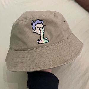 Tan Doodles Bucket Hat
